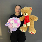 Мини Коробочка с хризантемой