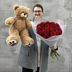 21 Роза Эквадор 52см
