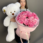 Букет из 15 пионовидных роз