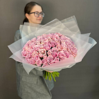 101 роз Кения 42см